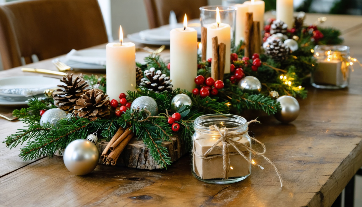 découvrez nos idées faciles et créatives de centres de table de noël à réaliser vous-même pour apporter une touche unique et festive à votre décoration.